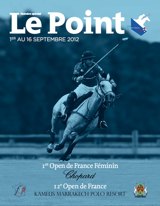 2ème Open de France Féminin de Polo Chopard - Couverture Le POint 2012