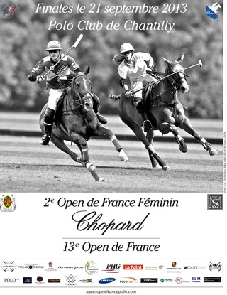 Affiche 2e open de France Féminin de Polo Chopard - Polo Club de Chantilly